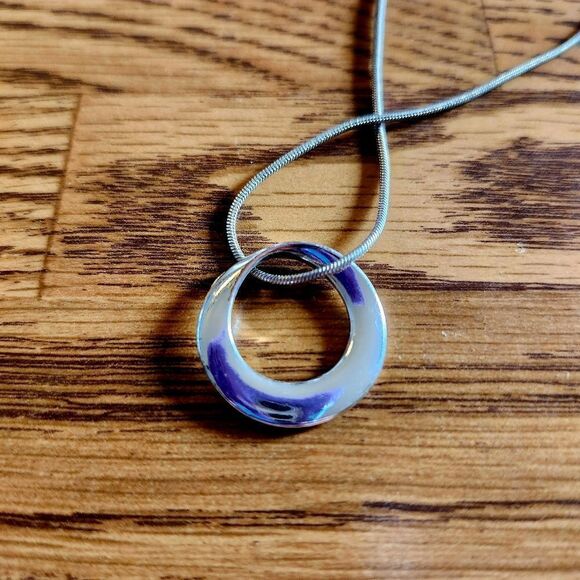 CROWN TRIFARI Vintage Silver Necklace - Picture 4 of 9